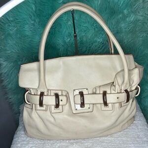 Salvatore Ferragamo Leather and Wood Purse